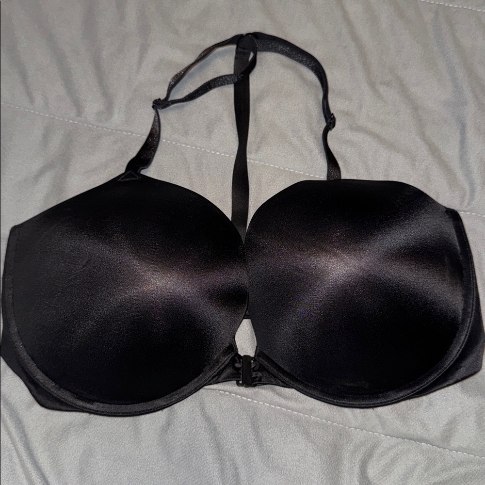 Victoria's Secret Black Satin Bra